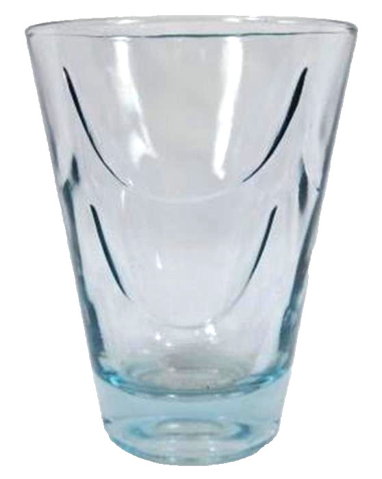 Juice Tumbler Light Blue Swag Drape Wave Mid Century Pattern Help (O)