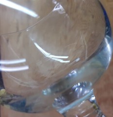 Vintage MCM Cordial Glasses Set Of 2 Beehive Stem Ribbed Clear 4″ H 1.75″ D