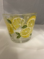Rare Vintage Culver Lemon ICE BUCKET & Small Bowl Ex Condition!