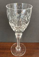 Rogaska Gallia Crystal Wine Goblet Sign Etched Stem Glass 7.75″ Tall U Pick Qty