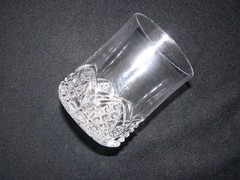 Button Arches Clear Tumbler EAPG George Duncan & Sons #39 circa 1897