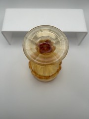 Vintage Tiffin Franciscan Cabaret 6” Water Goblet in Persimmon/Orange Glass. D3