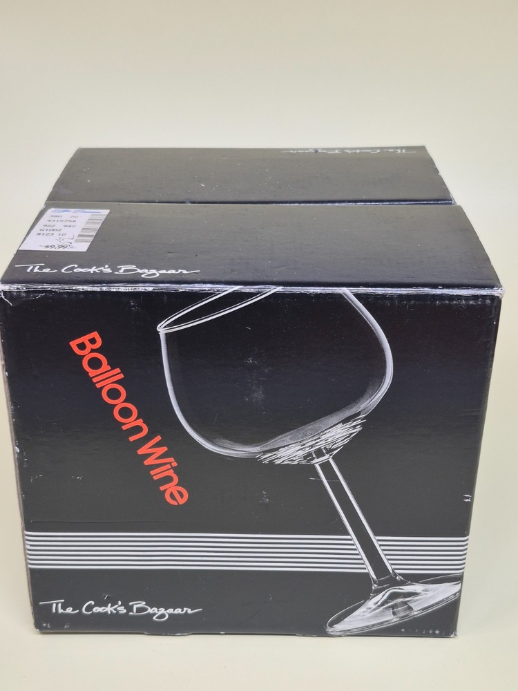 Balloon Wine Glasses by The Cook’s Bazaar Vintage 4 Set