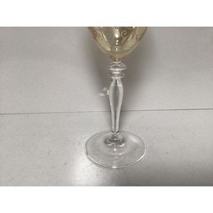 Vintage Rogaska Venetian Amber Hand Blown Water Goblet For Adult Set of Only One