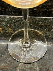 Amber Golden Luster Wine Glasses Goblets– Set of 2