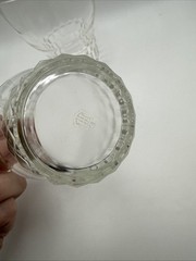 VTG ANCHOR HOCKING CLEAR HIGH POINT JUICE BEVERAGE BAR GLASSES 9 OZ set of 3