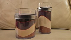 Vintage Mid Century St Tropez Plastic Acrylic Drinkware Old Fashioned & Tumbler