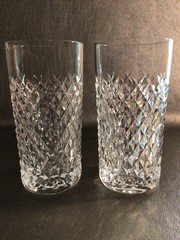 2 WATERFORD Crystal ALANA 12 oz Highball