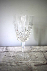 Waterford Lismore Crystal Water Goblet 6 7/8″ Holds 10 oz Signed