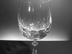 GORHAM CRYSTAL TIVOLI SET OF 4 VINTAGE 7 INCH CRYSTAL WATER GOBLETS