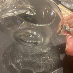 Vintage Set Of 5. Blown Glass Moderno Riekes Crisa Crystal Punch Cups & Dippe KS