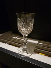 Gorham Crystal Rosewood Cordial Glass 5” Tall