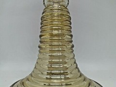 Huge Theresienthal Art Nouveau Bavarian Roemer Iridescent Wine Glass Goblet 10″