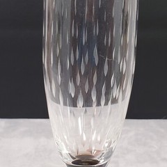 CHIPPED Rosenthal Fortuna Teardrop Smoke Stem 6.5″ Cordial Glass Vtg MCM