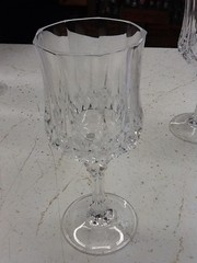 Vintage Cristal D’arques Durand Longchamp Set Of 2 Water Goblets crystal