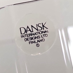 5 Dansk Oval Facette Old Fashioned Vintage Clear Panel Whiskey Rocks Finland Lot
