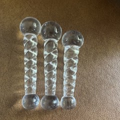 Set Of 3 of Mid-Century Modern Steuben Cocktail Muddler Barware Art Glass