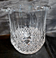 Cristal D’Arques-Durand Longchamp Blown Glass Champagne Bucket, Vintage