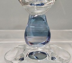 3 Schott-Zwiesel Conte Blue Sapphire Fine Crystal Water Goblets 6-5/8″