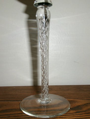 Vintage Air Twist Stem Tall Jewel Tone Wine Glasses Set of 4