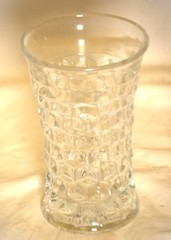 Fostoria American Clear Iced Tea Glass Flared Cubed