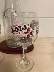 Jimmy Buffett Day Wine Glasses And 1L Carafe Margaritaville Limited Collectors