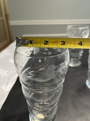 Princess House Heritage Crystal Ice Tea/Water/Sundae/Dessert Beverage Glasses