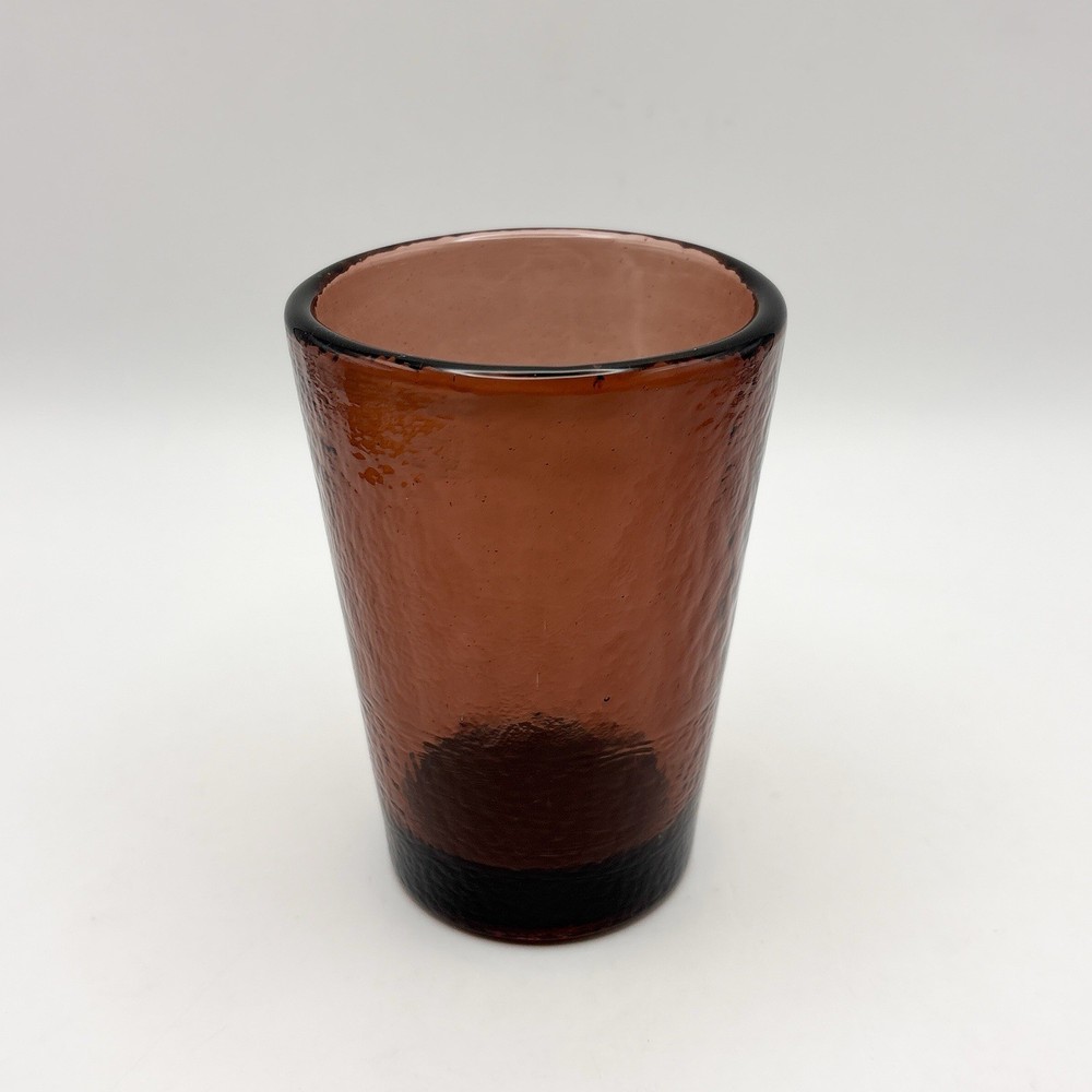 Fire and & Light Recycled Glass 12 oz Tumbler Plum | Purple 4.75 Inches