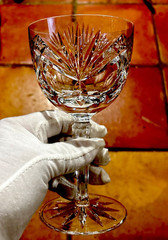 Vintage Gotham Rosewood Crystal Goblets 6 3/4” High Qty (6) Lot #2