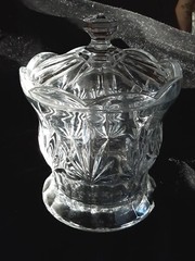 Crystal Cookie Biscuit Jar By Crystal Royal Limited 10″ high