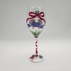 Block Basics The Twelve Days of Christmas Wine Glass – Two Turtle Doves