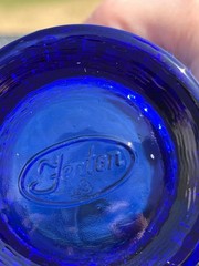 Vintage Fenton Hobnail Cobalt Blue Tumbler 4″