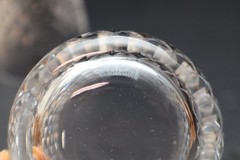SET of 3 VTG WATERFORD Crystal ALANA Double Old Fashioned Glasses 4 3/8″ Tumbler