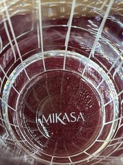 Mikasa Cheers Highball Glass Set of 3 – 19.75 oz Etched Crystal Drinkware 7 1/4”