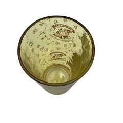 Harry Potter Hufflepuff House Gold 6 oz Drinking Glass