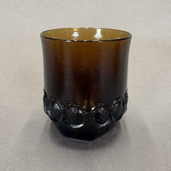 Tiffin Franciscan Madeira Smoke Brown Double Old Fashioned Glass 4″ Replacements