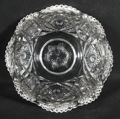 EAPG Mckee Wiltec Clear Punch Bowl 13 3/4″ At Rim 6 1/2″ Tall