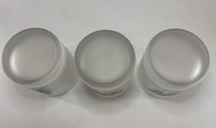 Set of 3 Dartington Designs France Frosted Tumblers Cat Alligator Dog 3.75” Tall