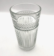 Vtg Libbey Radiant Cut Glass Glasses 6″tall Replacement Glassware