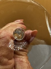 Lenox Crystal 8 1/4” Gold Rim Wine Glasses