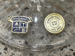 Czech (Sklo Bohemia) fine cut crystal wine glasses