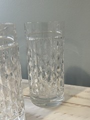 Gorgeous Ralph Lauren Aston Crystal Highball Drinking Glassware Set of 7