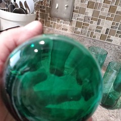 Libbey Metropolitan Jupiter Green Tumblers Set Of 5