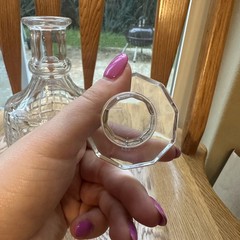 LAUREN RALPH LAUREN «COCKTAIL PARTY» Heavy Crystal Classic Decanter/Stopper 28oz
