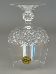 Cristal D’Arques Brandy Snifter LONG CHAMPS Crystal Cognac Glasses Set Of 4