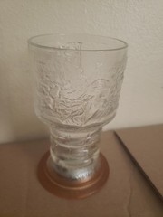 Signed by Liv Tyler Lord of the Rings Decorative Glass Goblet 8 oz Clear/Brown