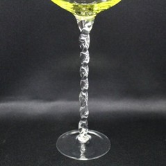 VINTAGE 8 3/4″ TWISTED STEM LIQUOR COCKTAIL GLASS 7oz