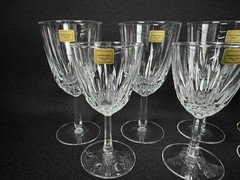 Luminarc Verrerie D’Arques France 4 (10 oz) & 4 (6 oz) Water Wine Glasses 8 pc