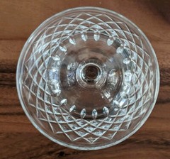 Vintage D/C Royal Brierley Coventry Cut Crystal Water Wine Glass 6 3/4″ England