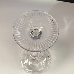 nachtmann traube crystal glass Clear Tall Hock Wine 8.25” H blown glass Germany